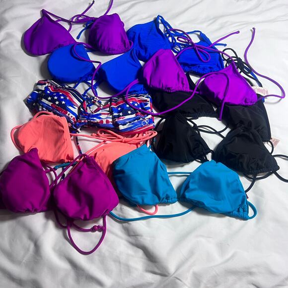 OP Other - Bikini Tops Lot Women’s Swimwear Bundle Sizes L & XL Mixed Colors Styles